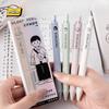 4pcs Silent Pens Set Cartoon Design TacoTaco 0.5mm Ballpoint Black Color Quick-dry Gel Ink for Writing Office School