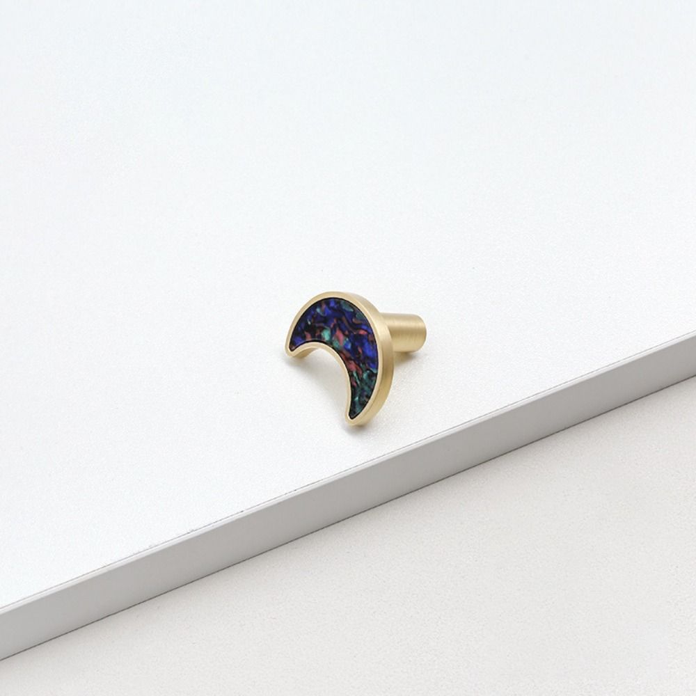 

Moon shape Door Handle Single hole Cabinet Handle Modern Door Pull Wardrobe style 4
