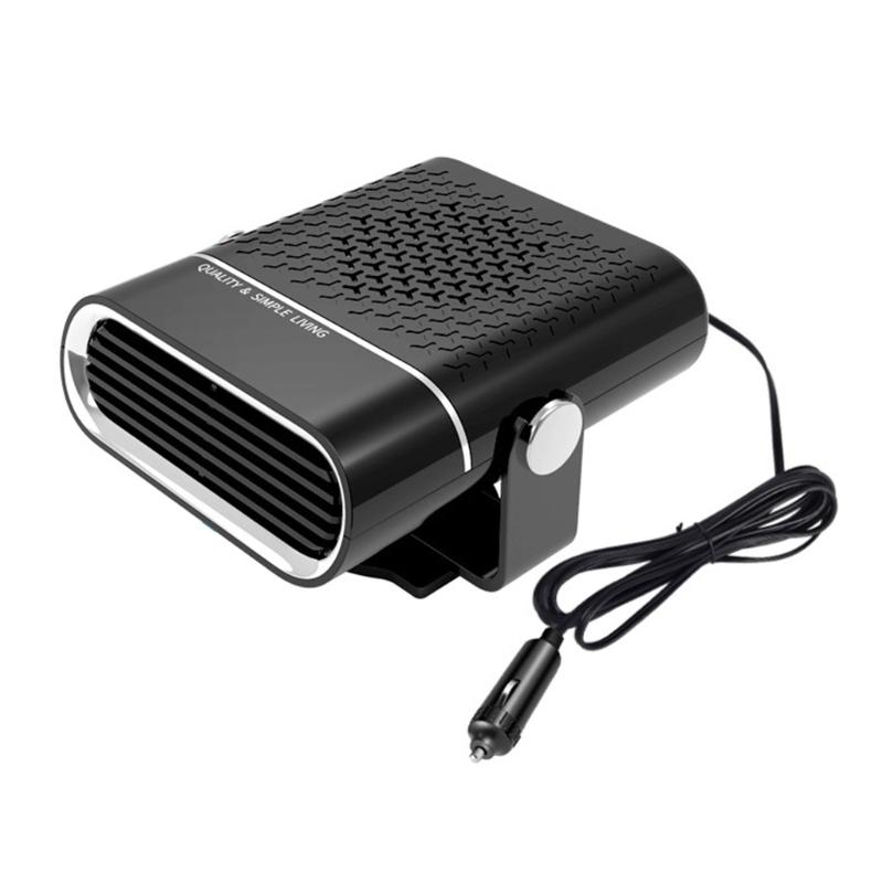 Portable Car Heater Fan Anti-Fog 12V 24V Fan Windshield Defroster Auto Warmer Air Blower Vehicle Demister Heating Dryer