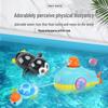 Rain Cloud Spraying Water Submarine & Spinning Top Turtle Bath Toys Set