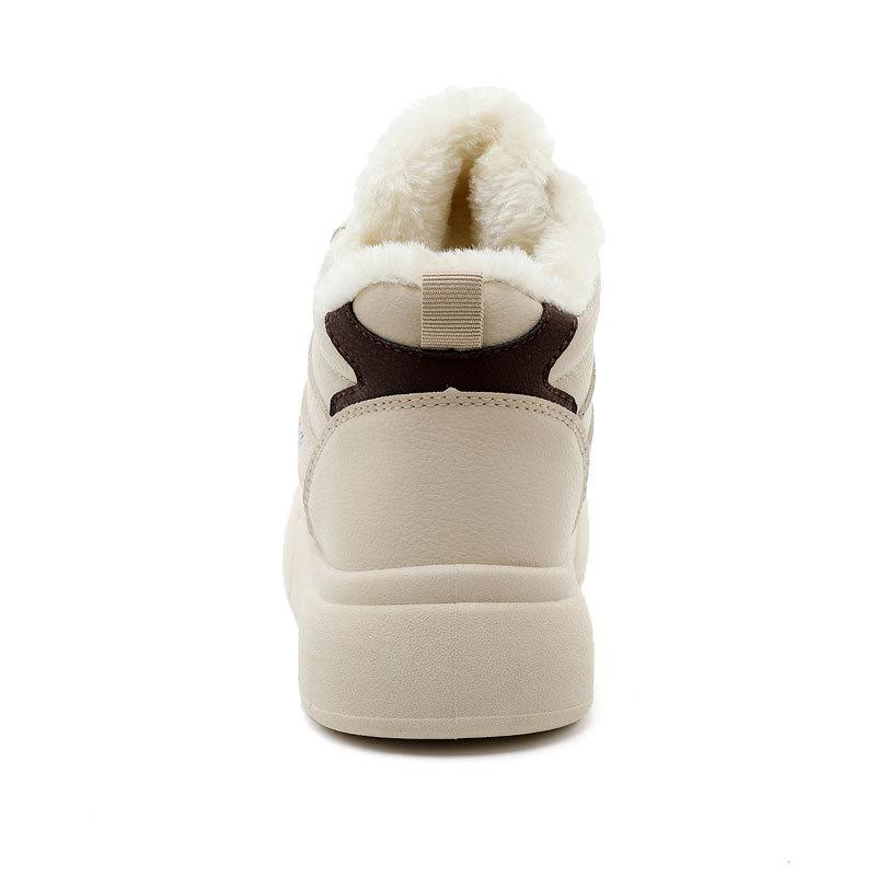 SH910 New Autumn and Winter High-top Warm Women's Shoes, Velvet Thick-soled Outer Wear, Heightened Wear-resistant Snow Cotton