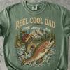 Reel Cool Dad Comfort Colors Shirt, Fishing Dad Shirt, Funny Fishing T Shirt, Fathers Day Gift
