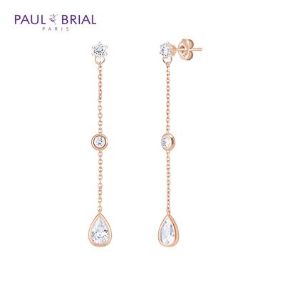 PAULBRIAL [SILVER] PYSE0130 (PG) Water Drop Earrings
