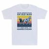 Unisexs Old Tshirt Never Who An Underestimate Vintage Harness Unisex Loves Racing