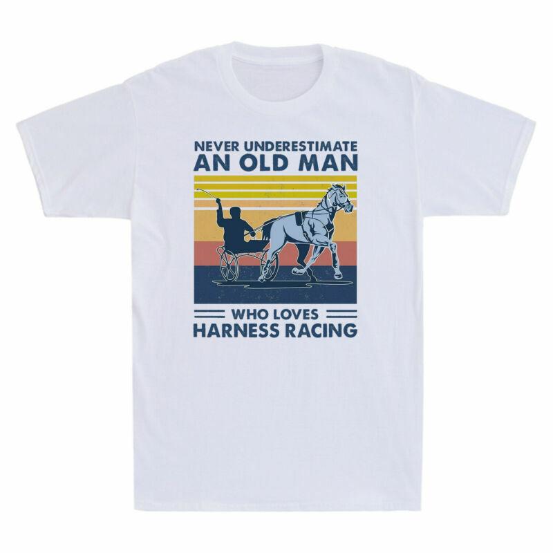 Unisexs Old Tshirt Never Who An Underestimate Vintage Harness Unisex Loves Racing