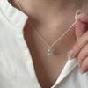 925 Sterling Silver Zircon Necklaces Luxury Gold Plated Blue Water Drop Gem Necklace Fine Jewelry for Women Gift