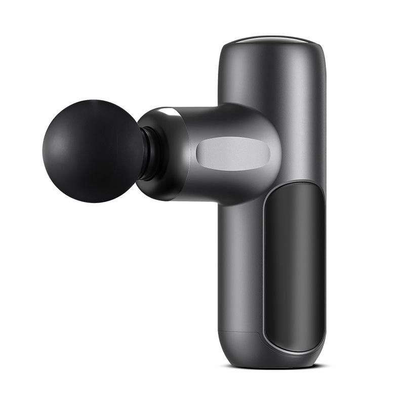 Portable Rechargeable Handheld Percussion Muscle Massager, Fascia Gun Massage Gun Head with Heat and Cool