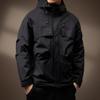 Men's 2025 Autumn/Winter High-End Quilted Thick Cotton Jacket - Trendy Windproof Outdoor Mountaineering Coat