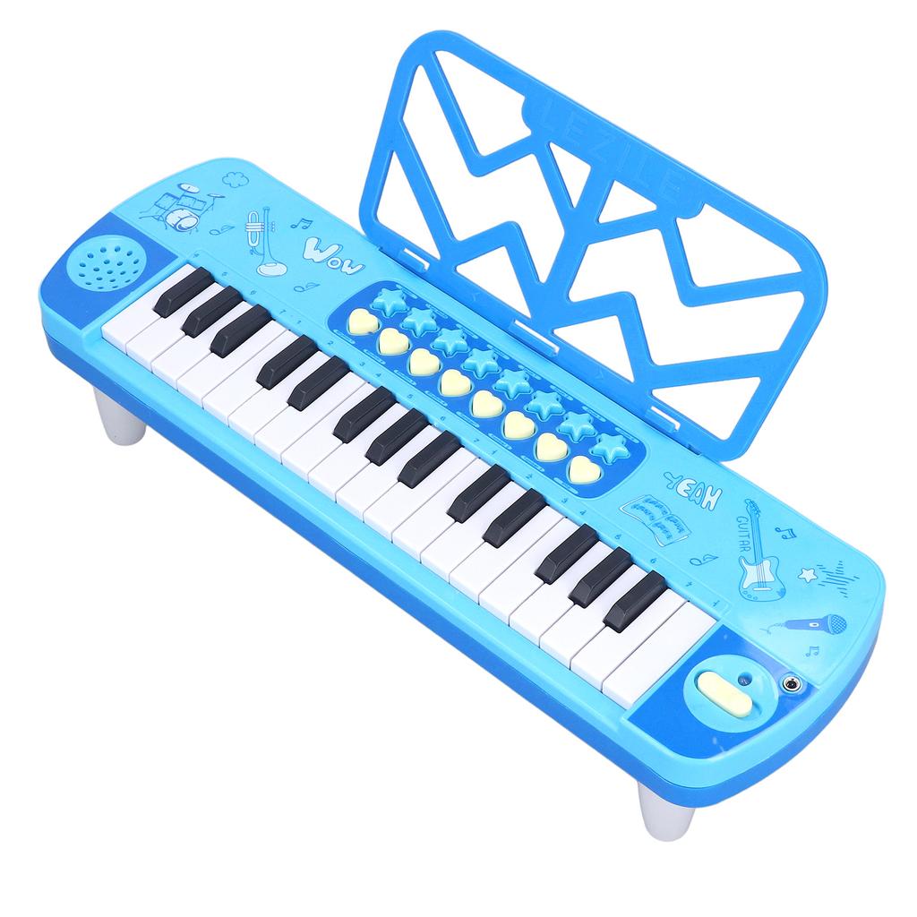 Electronic Keyboard Piano Toy Mini 37 Keys Keyboard Piano Musical Toy with Microphone for Baby