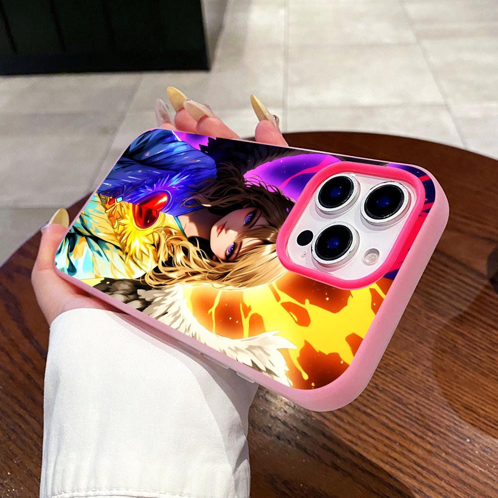 Yugioh Change of Heart Phone Case for iPhone 17 16 15 14 13 12 11 Air Pro Max Plus Jelly Double layer Rose Red Cover