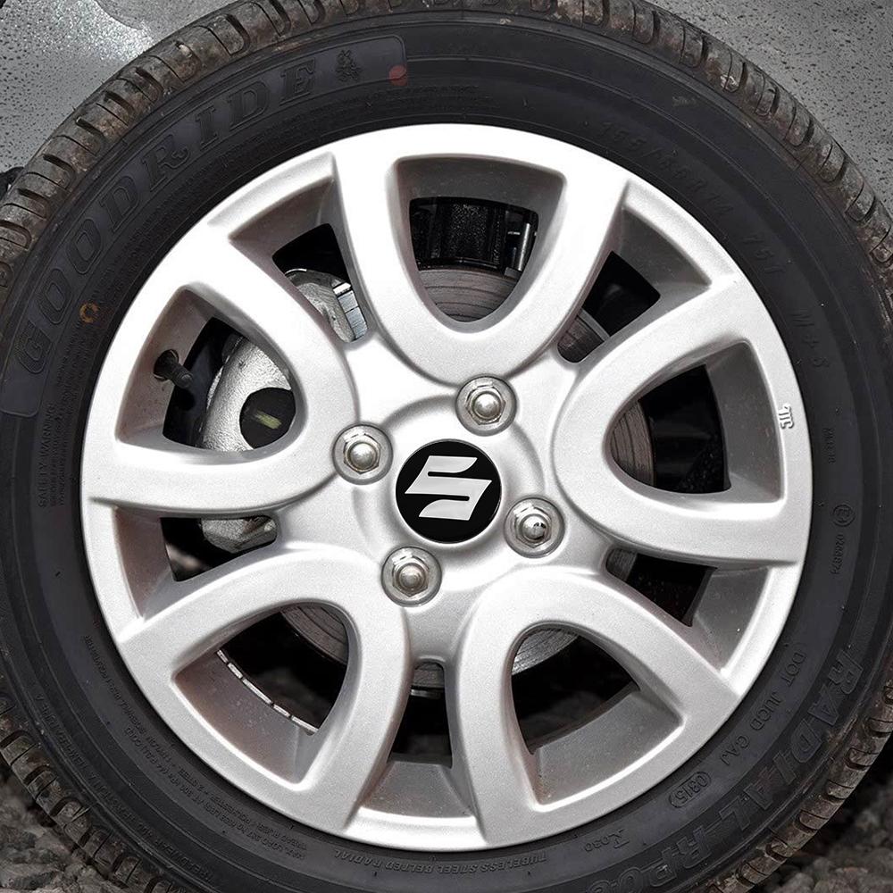 4pcs 54/58mm Car Emblem Wheel hub Center Cap Badge Covers Sticker Decals Styling Accessories for Suzuki Swift Sport Jimny Alto