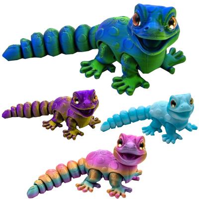 New Multi-joint Movable 3D Printed Animals Mini Cute Relief Sensory Toy Funny Home Accessories Kids Gift Desktop Ornament