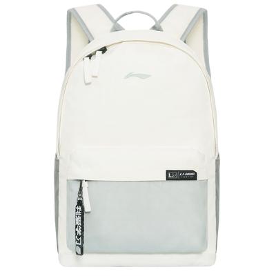 Polyester Backpack Unisex White Gray ABSU319-5