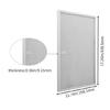 Set of 2 Heavy Duty Metal Range Hood Filter Replacement Filter Suitable for QS1 Series Captures Grease Effectively