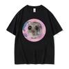 Funny Trendy Cute Sad Hamster Meme T Shirt Men Women Summer Fashion Vintage Tee Shirt Casual Oversized Breathable Top