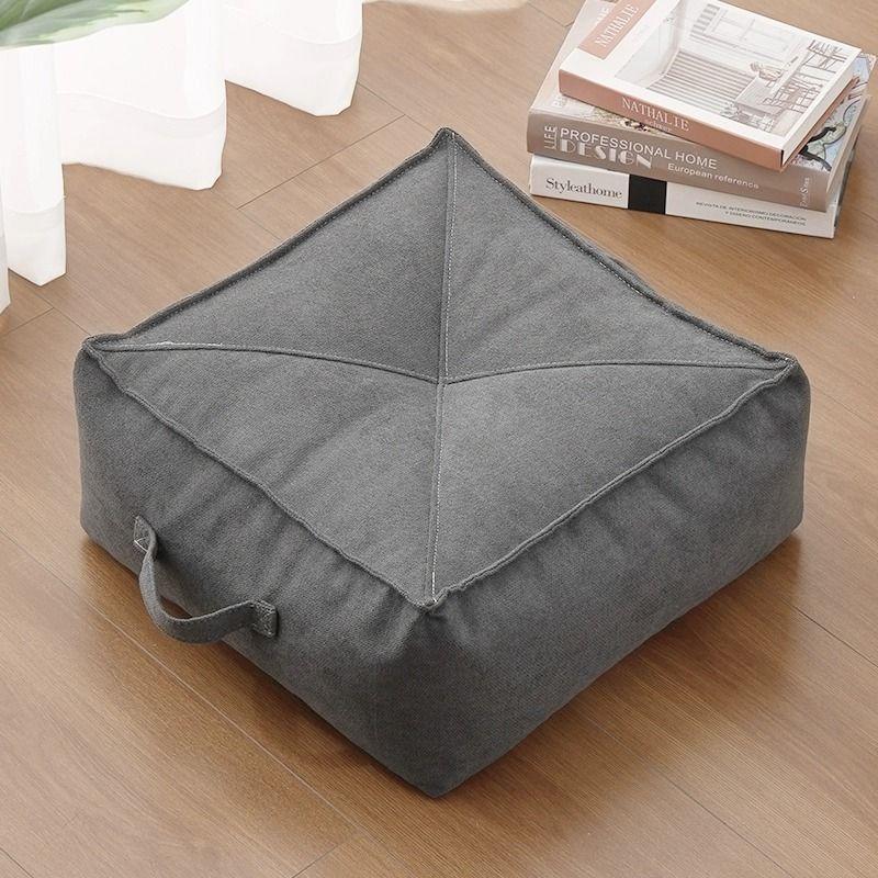 

Тканевый табурет для дома Современный минималистичный Балкон Маленький низкий табурет Табурет Гостиная Диванный табурет Клетчатый Футон Маленькая скамейка Fang-dark gray [40*40*15]]