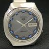 GENUINE VINTAGE SEIKO 5 AUTOMATIC JAPAN MENS GREY COLOR DIAL WATCH A500077-2 R151a-a500077