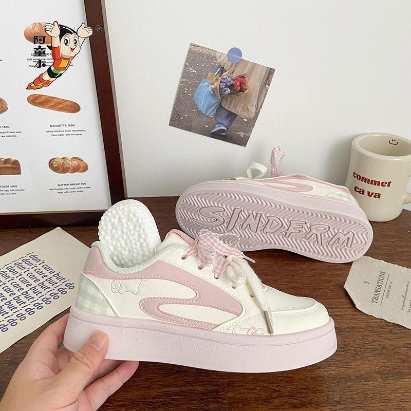 Astro Boy girls ins board shoes versatile sports shoes original bread shoes casual little white shoes 2025 spring and autumn new