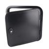 RV Baggage Door UV Proof Square Rounded Corner Black Compartment Storage Door for Camper Motor Caravan