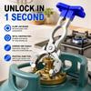 Metal Gas Cylinder Valve Wrench Plastic Grip Gas Valve Wrench Cylinder Valve Tool  Hardware Repair