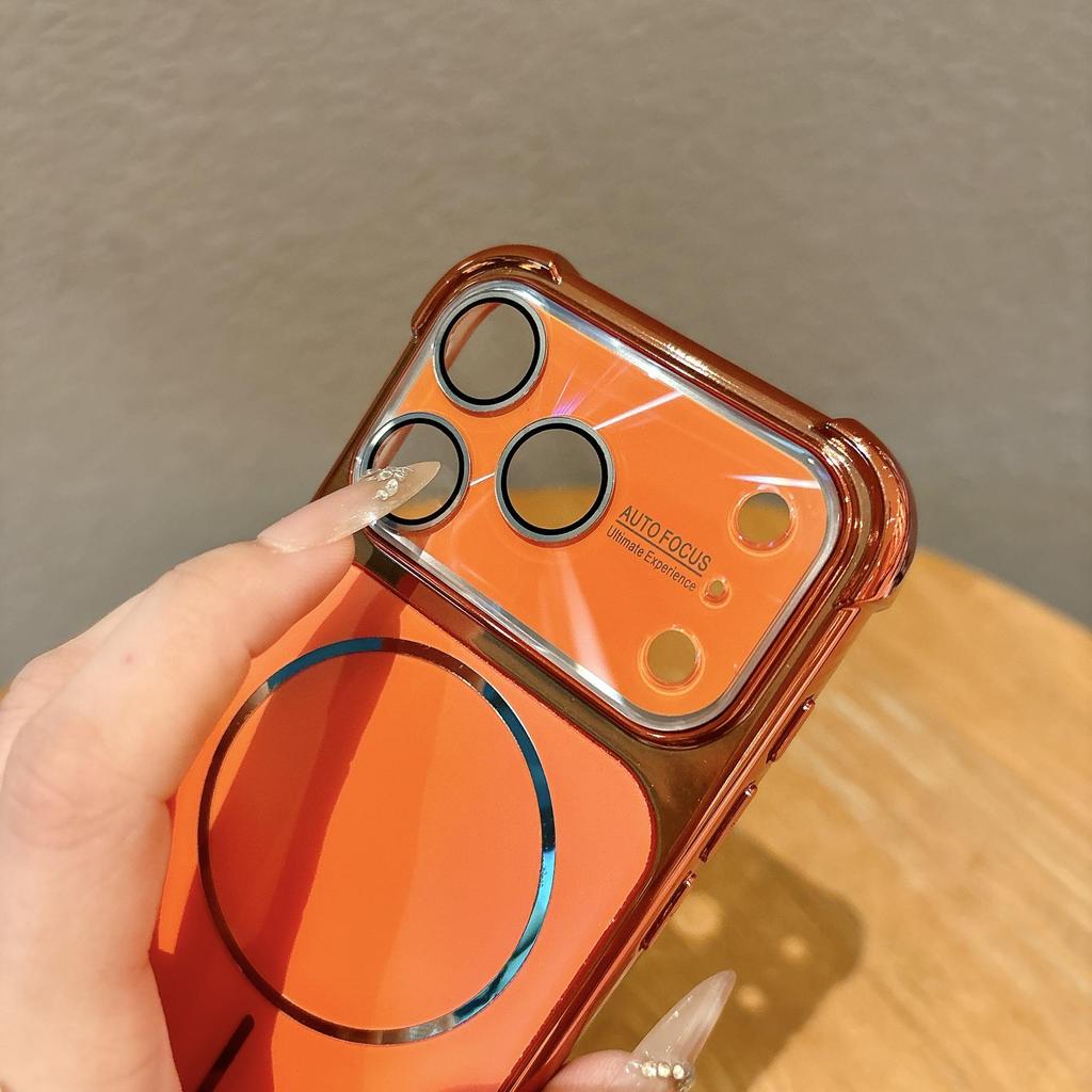 Instantly Transform Into Apple 17 Pro Max Magnetic Phone Case with Four-Corner Drop Protection for iPhone 16 and Matte AG Finish for iPhone 15