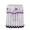 1PC Washing Machine Cover Dustproof Polyester Protective Fabric Cover Handmade Embroidered Floral Patterns Gauze 8 Styles