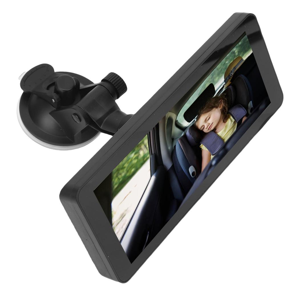 Dual Baby Car Camera with 6.86 Inch Display HD 360 Degree Rotatable   Back  Camera for Car SUV Travel