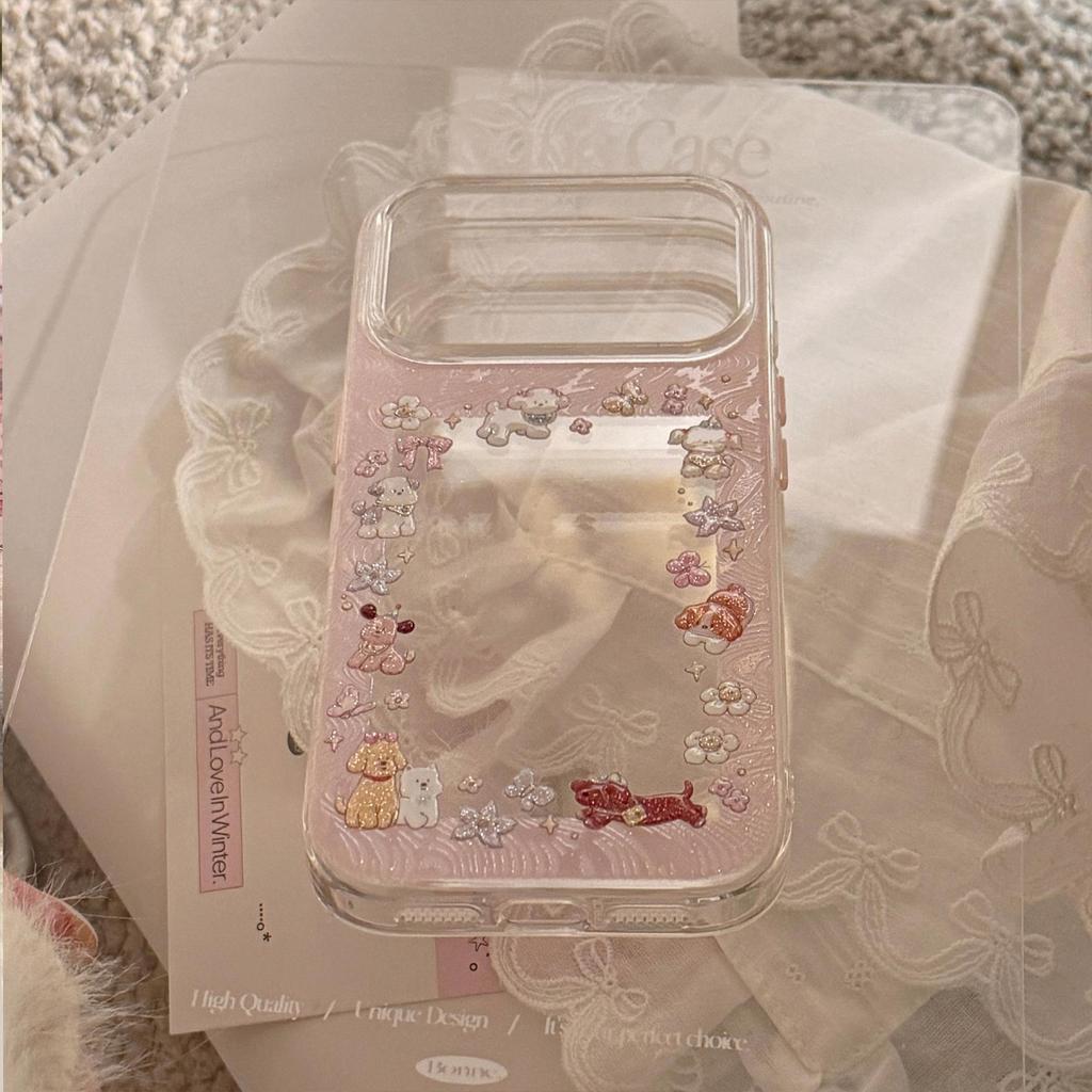 Cute Puppy Phone Case for iPhone 16, iPhone 17, and iPhone 17 Pro Max