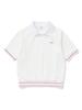 20TH HOLE Women'S Raglan Yokko Short Sleeve Collared T-Shirt [Orange]
