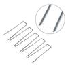 25pcs Durable U Shape Garden Staple Pins Secure Plant Anchoring Windproof Design Easy Soil Insertion Ground Fasteners