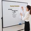 Magnetic Double-Sided Blackboard & Whiteboard Stand for Home, Office & Classroom.