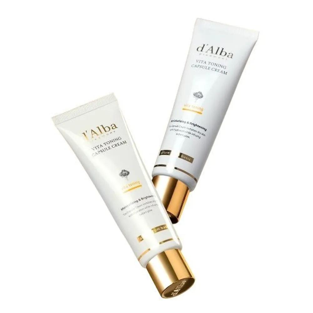d Alba Vita Toning Capsule Cream Tube Type 55g Film-free Vita Capsule