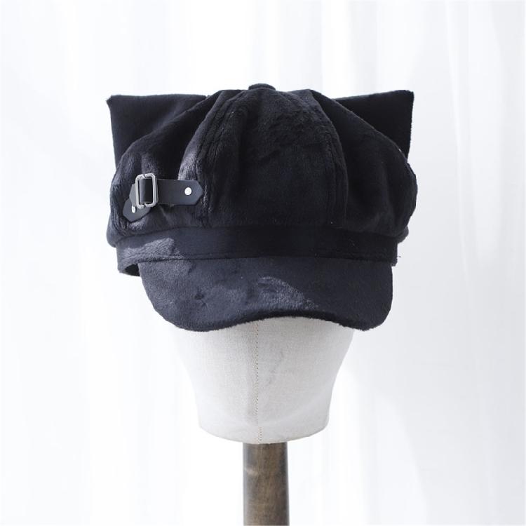 Novelty Stylish Cabbie Hat for Men Women Hat Dark Vintage Cabbie Caps Unisex Headwear Autumn Winter Hat for Daily Wear