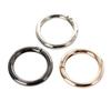 Electroplated Zinc Alloy O-Ring Spring Buckle for Handbags, Jewelry, and Keyrings