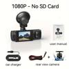 1080P WIFI 3 Channel Dash Cam, 1080P WIFI Dash Cam for Car, G-Sensor, Deg Wide Angle Dashboard with Infrared Night Vision