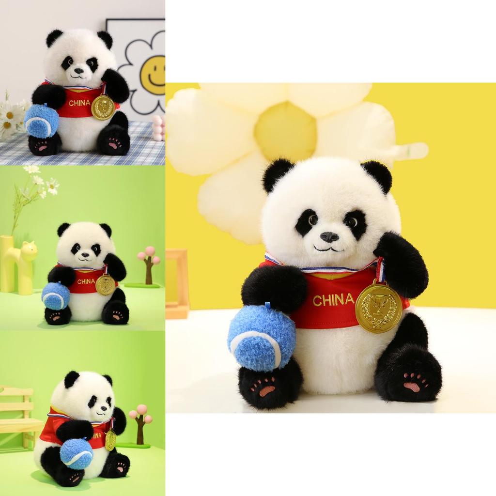 Adorable 30cm Panda Plush Toy Soft Stuffed Animal Gift For Kids Beautifully Designed