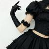 Shiny Patent Leather Gloves Elastic Women Mittens Slim Long Gloves  Nightclub