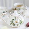 Noble Bone Kina tekanne 500 ML Pink Camellia Kaffekannesett Hjem Høykvalitets porselenskjele kanne Party Cafe Teaware Tea Pot Puer