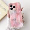 For Realme C61 RMX3939 RMX3930 C63 RMX3939 Case For Realme C63 Cover Luxury Fashion Flower Kawaii Girl Cute Cat Shockproof Shell