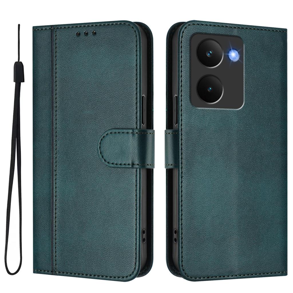 For Realme P3 Ultra 5G Cases Wallet Stand Retro Texture Leather Phone Cover with Lanyard