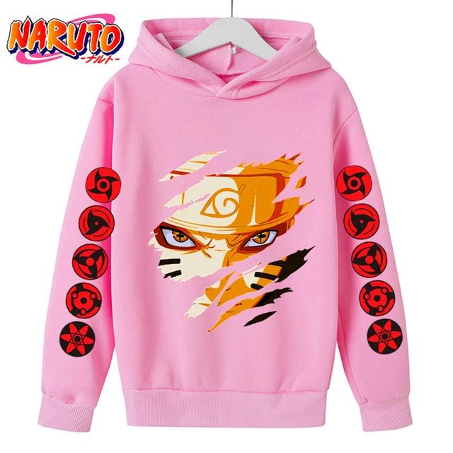 2025 MINISO Moletom Naruto Infantil Roupa Infantil Para Meninos Roupa Infantil Bebê Outono Quente Moletons Casaco Roupa de Desenho Animado Moletom