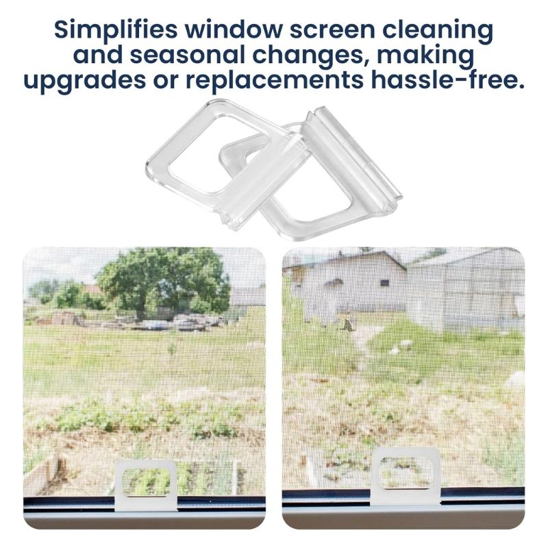 10 Piece Plastic Window Treatments Roller Blinds Mounting Clips Quick Setups Cordless Shade Pull Handles Replacement