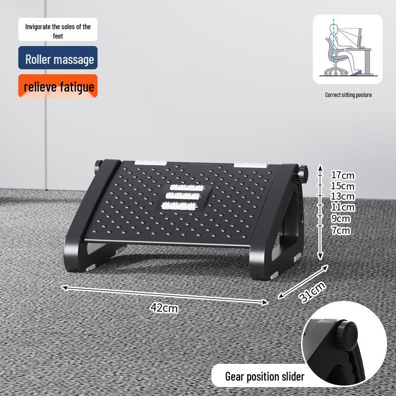 

Under-Desk Footrest & Pedal for Children - Anti Cross-Legged чорний