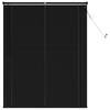 Black Venetian Blind 150 x 120 cm 25 mm PVC