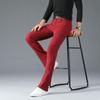 Men's Flared Denim Casual Jeans Men's Stretch Denim Straight Pants