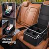 Trunk Organizer For Car Car Trunk Storage Organizer With Multiple Compartments Cup Holder Foldable For Travel Interior Bed Road