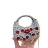 2025 Stilvolle Damen Sommerhandtasche: Vielseitige Acryl Strass Abendtasche