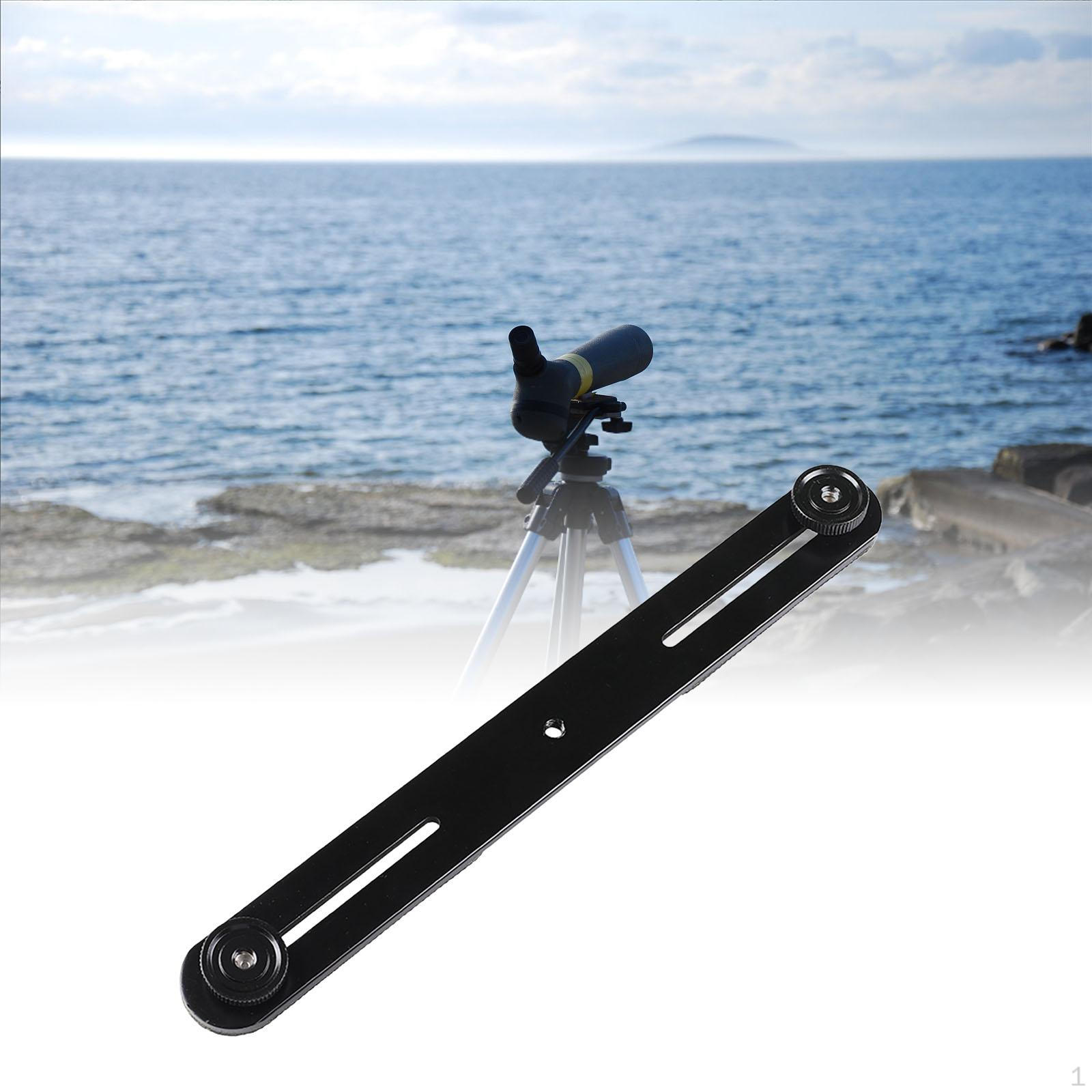 

Extension Bracket Shoe Double Camera Mount Tripod Bracket/ DSLR 1/4 Thread