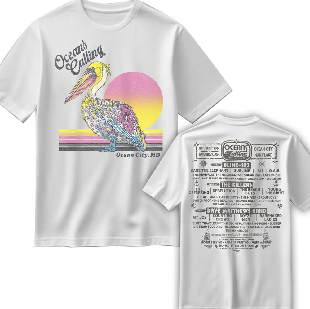 Oceans Calling Festival On Sep 27-29 2024 Pelican Two Sides Classic T-Shirt Unisex T-Shirt XXXL
