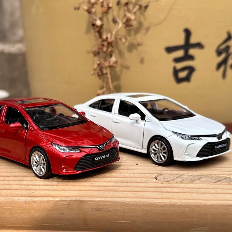 1/43 Toyota Corolla Legierungsauto Modell Diecasts & Spielzeugfahrzeuge Miniatur Maßstabsmodellauto für Kinder Sammlung Ornamente Geburtstagsgeschenke